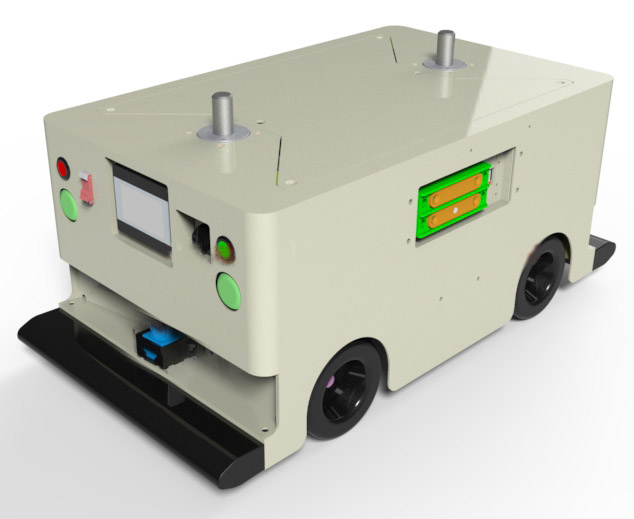 全向轮潜伏牵引型AGV（RP-QF-H400MQ-WBC2）